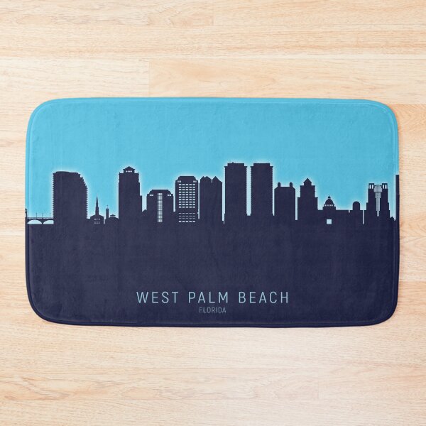 Item preview, West Palm Beach Florida Skyline designed and sold by ArtPrints.