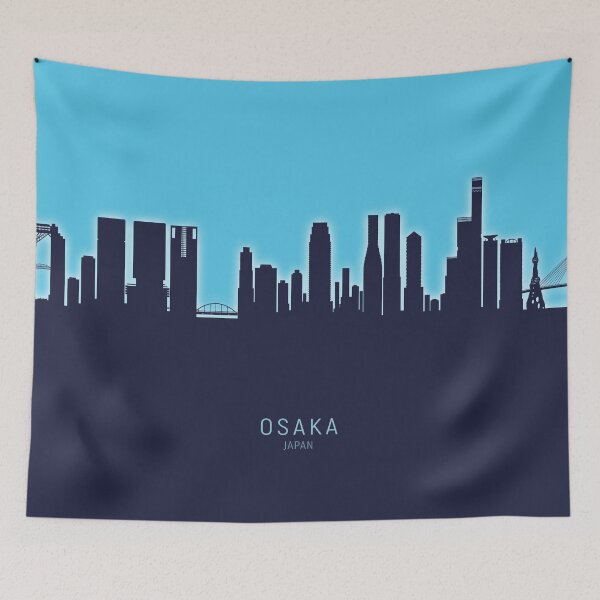 Item preview, Osaka Japan Skyline designed and sold by ArtPrints.