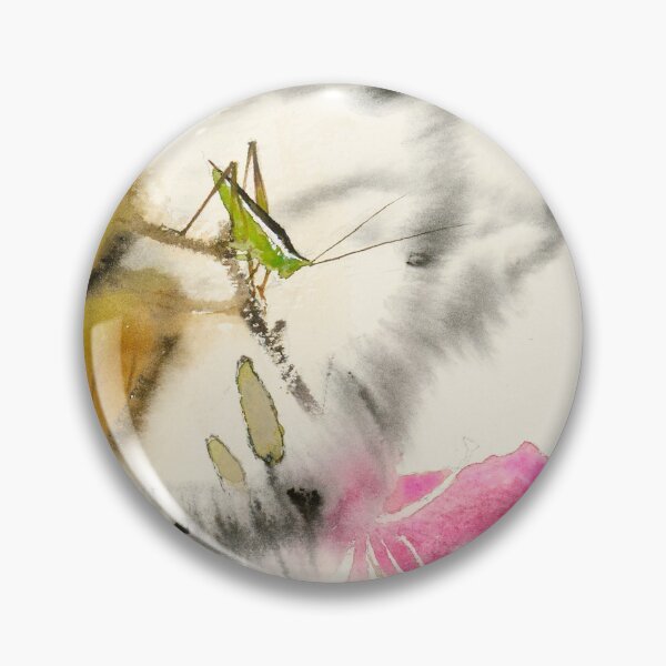 Item preview, Bauhinia and katydid designed and sold by Sun Lin.