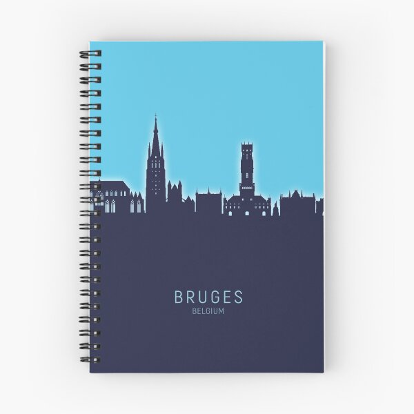 Item preview, Bruges Belgium Skyline designed and sold by ArtPrints.