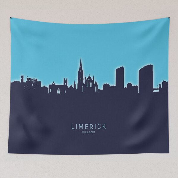 Item preview, Limerick Ireland Skyline designed and sold by ArtPrints.
