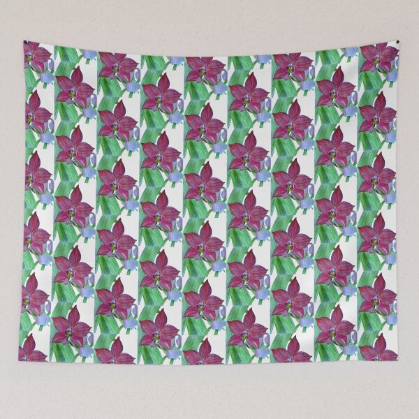 Item preview, Terrestrial Pink Orchid Flower designed and sold by Charles Roring.