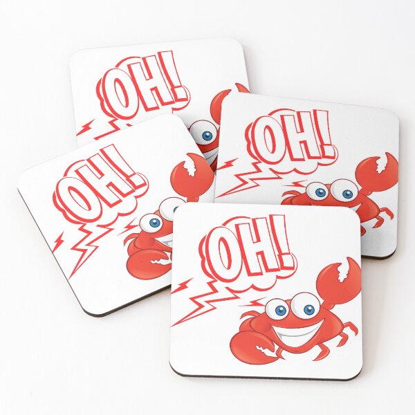 Aperçu de l'œuvre Oh crabe drôle créée et vendue par bubblediva.
