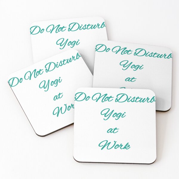 Item preview, Do not Disturb a Yogi at Work designed and sold by Ajazahmed.