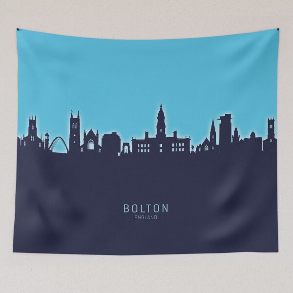 Item preview, Bolton England Skyline designed and sold by ArtPrints.