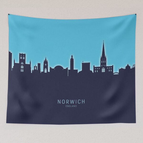 Item preview, Norwich England Skyline designed and sold by ArtPrints.