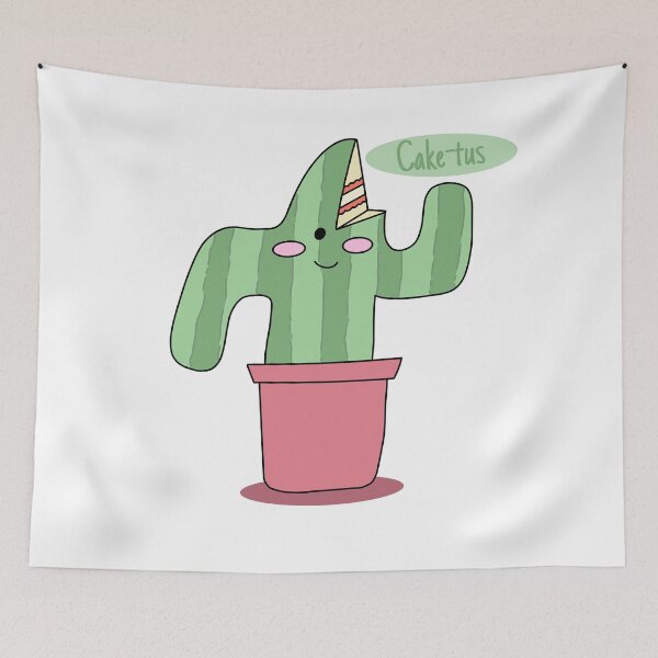 Item preview, Cake-tus - Cactus Pun designed and sold by MammaPanda.