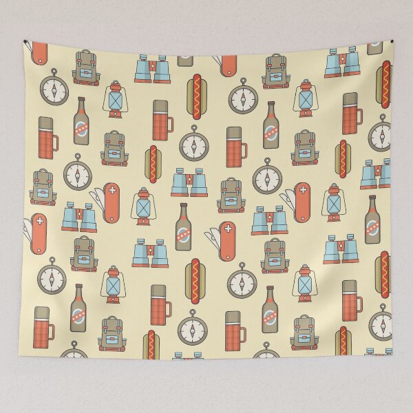 Item preview, Camp yellow designed and sold by wanderlusttee.