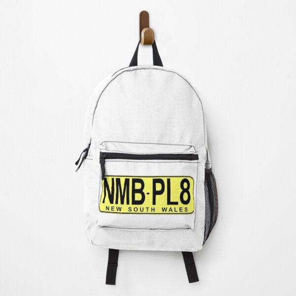 Item preview, NMB.PL8 NSW Classic Number Plate T-Shirt NSW NMB.PL8 Custom Black Design Yellow Background License Plate designed and sold by JohnnyMyass.