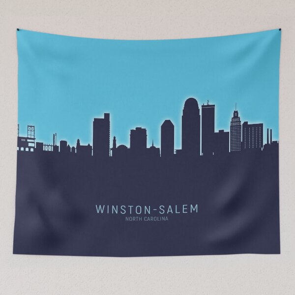 Item preview, Winston-Salem North Carolina Skyline designed and sold by ArtPrints.
