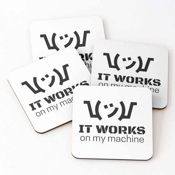 Item preview, IT WORKS on my machine designed and sold by dev-tats.