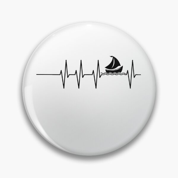 Artikelvorschau, Segeln Boot Herzschlag Heartbeat Segler entworfen und verkauft von lsvds.