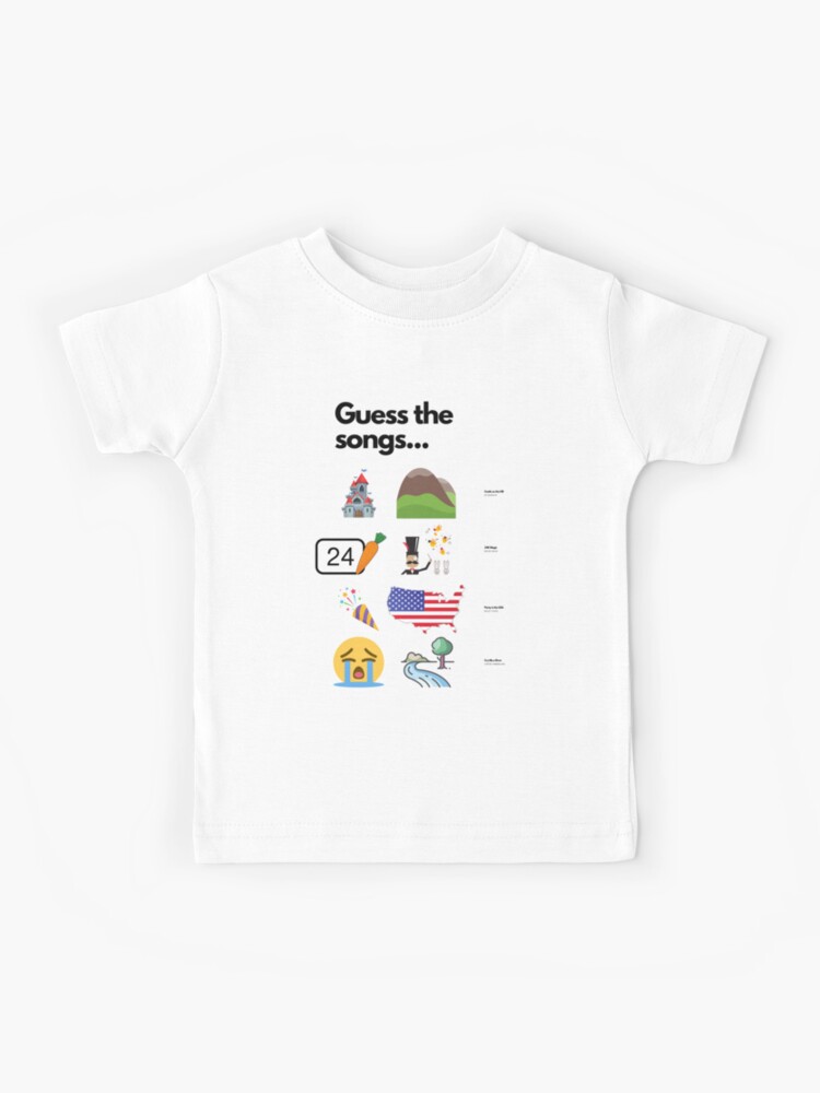 kant Fejlfri Mægtig Guess the songs!!" Kids T-Shirt by dinnerhat | Redbubble