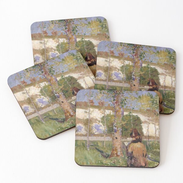 Item preview, John Peter Russell - Madame Sisley on the banks of the Loing at Moret designed and sold by Impressionist Masters.