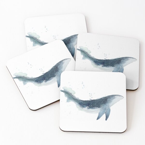 Item preview, Watercolor Whale designed and sold by Threeleaves.