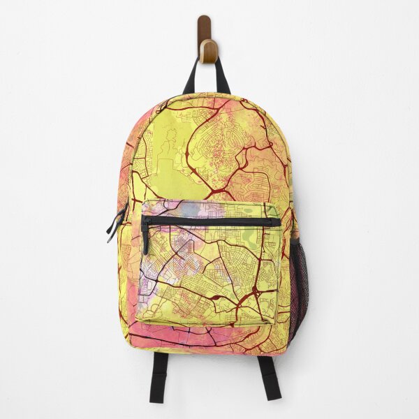 Item preview, Kuala Lumpur Malaysia Street Map Magma Explosion designed and sold by IvonDesign.