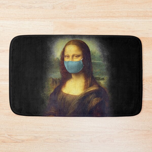 Item preview, Mona Lisa Wearing Mask designed and sold by mamox7.