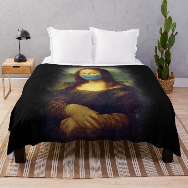 Item preview, Mona Lisa Wearing Mask designed and sold by mamox7.