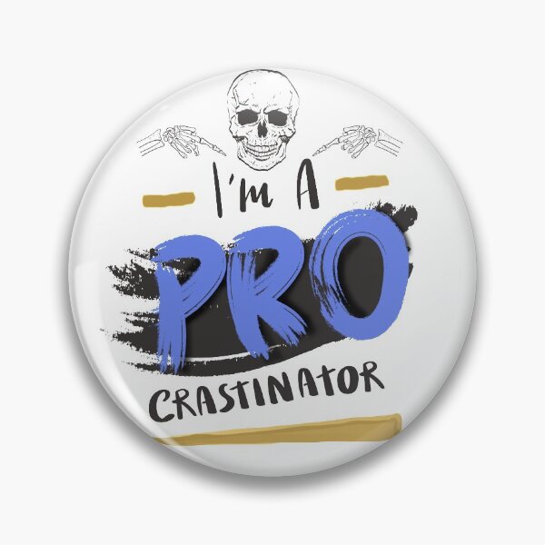 Item preview, 'PRO'crastinator- typographic design.  designed and sold by damatiousalbert.