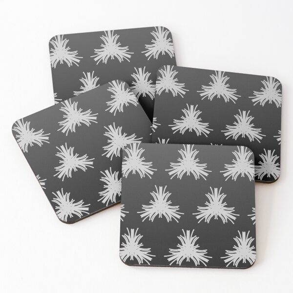 Item preview, White triangle design on cool gradient gray designed and sold by PetaJaneHome.