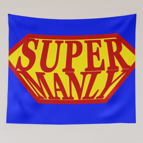 Item preview, Super Manly designed and sold by YouAreHereArt.