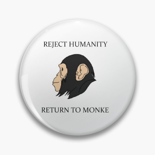 Monkey Meme Enamel Pin, Monkey looking away Meme Pin Brooch Joke pin cool  pins for backpacks brooch meme kawaii