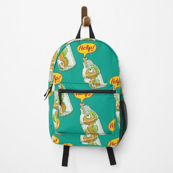 Item preview, Seahorse trapped in a plastic bottle asking for help designed and sold by Zoo-co.