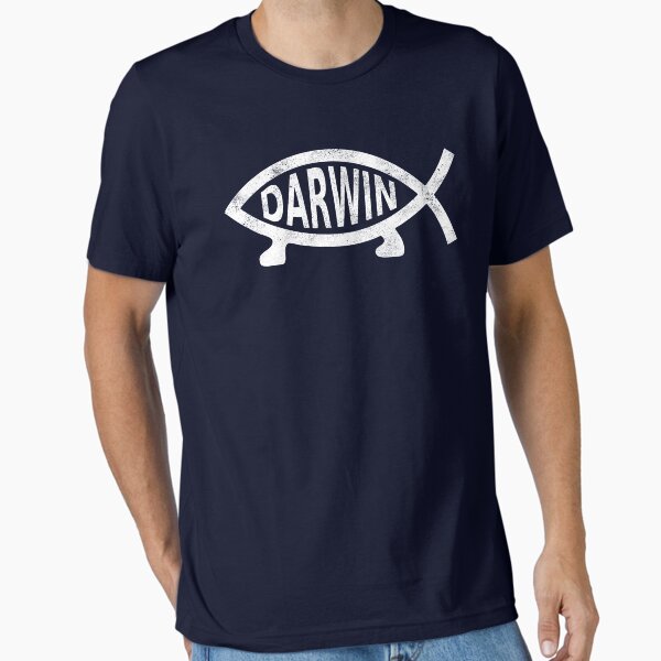 Item preview, Darwin Fish (distressed design) designed and sold by siggyspatsky.