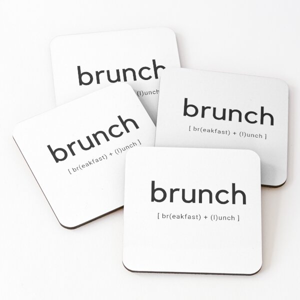 Item preview, Lets have brunch [ br(eakfast) + (l)unch ] designed and sold by Artsy Corner.