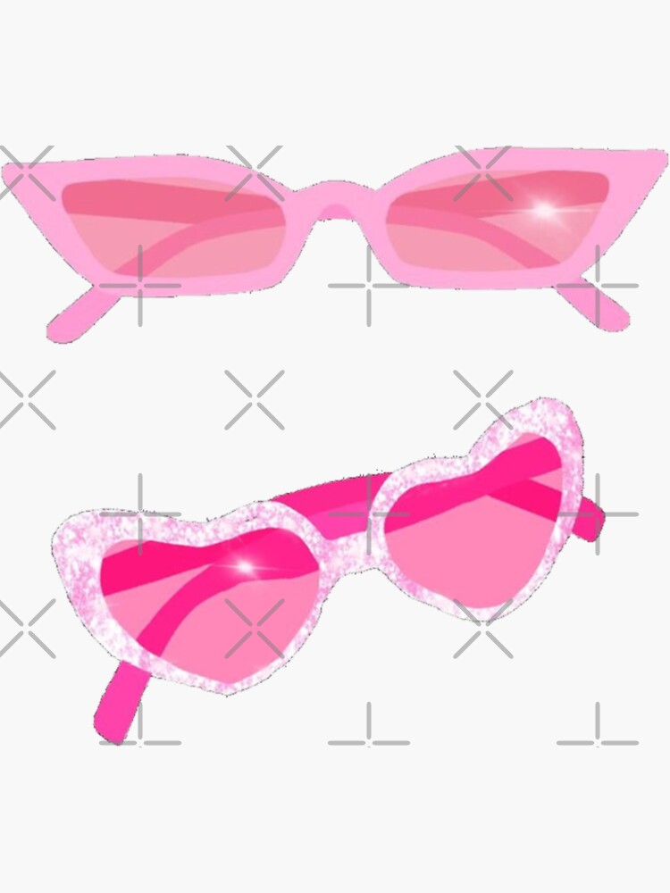 Pink store y2k sunglasses