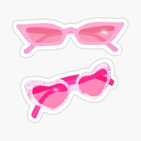 Round icon pfp cool cute cat pink sunglasses aesthetic Y2K profile picture