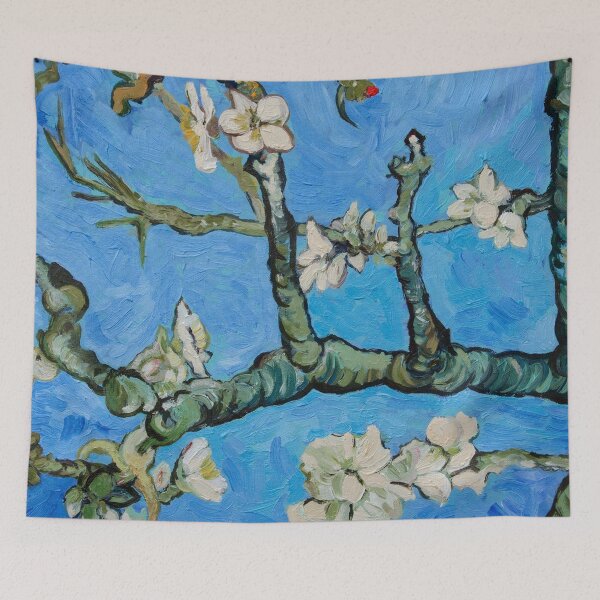 Item preview, Flowering almond branches oil painting designed and sold by NinoPonditerra.