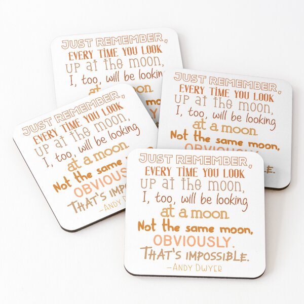 Item preview, Andy Dwyer Quote - Looking at the Moon designed and sold by l-whitney.