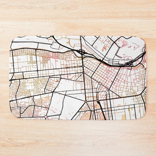 Item preview, Lima Peru Street Map Color designed and sold by IvonDesign.