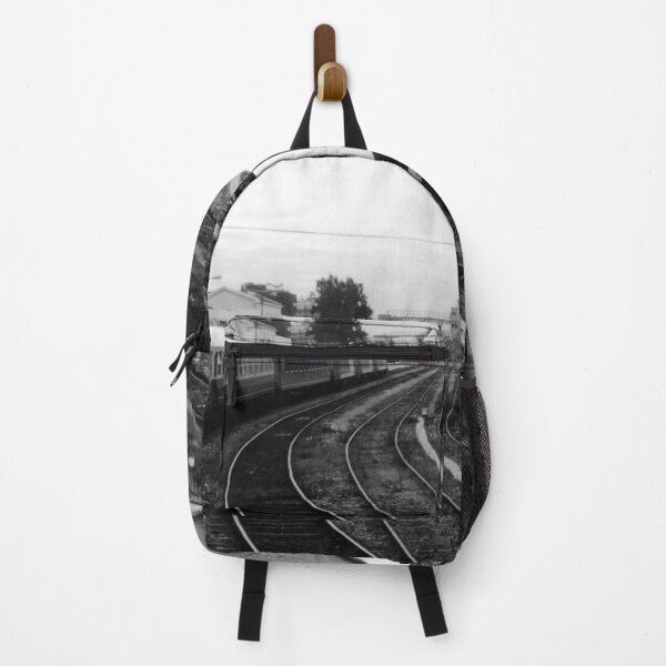 Larissa Station Bridge Athens Greece Backpack