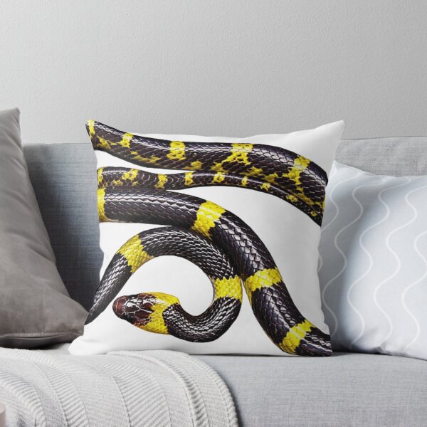 Item preview, Yellow and black snake on white background designed and sold by bassel-ad.