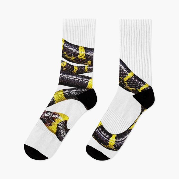 Item preview, Yellow and black snake on white background designed and sold by bassel-ad.