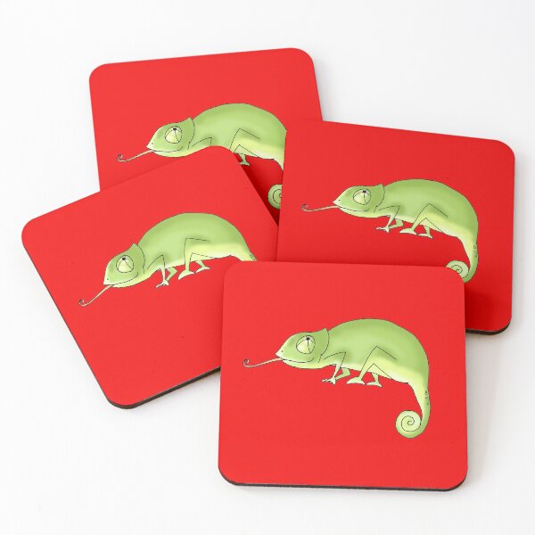 Item preview, Green chameleon design designed and sold by CuteCartoon.