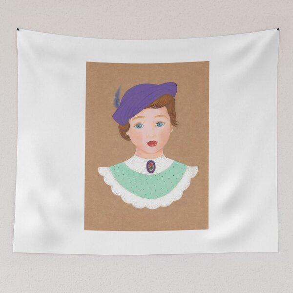 Item preview, vintage girl designed and sold by atelleene.