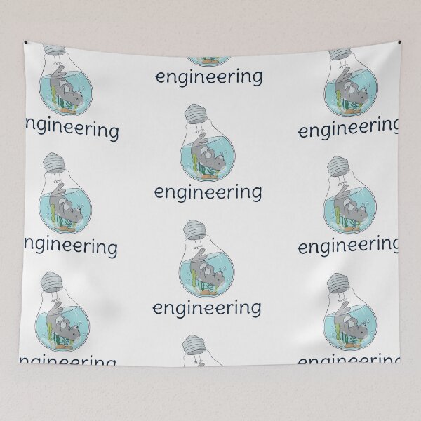 Item preview, Engineering Animal Submerged Inside Light Bulb  designed and sold by EngineeringTees.