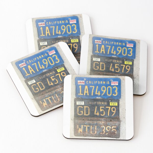 Item preview, Vintage California License Plates   designed and sold by setwave.