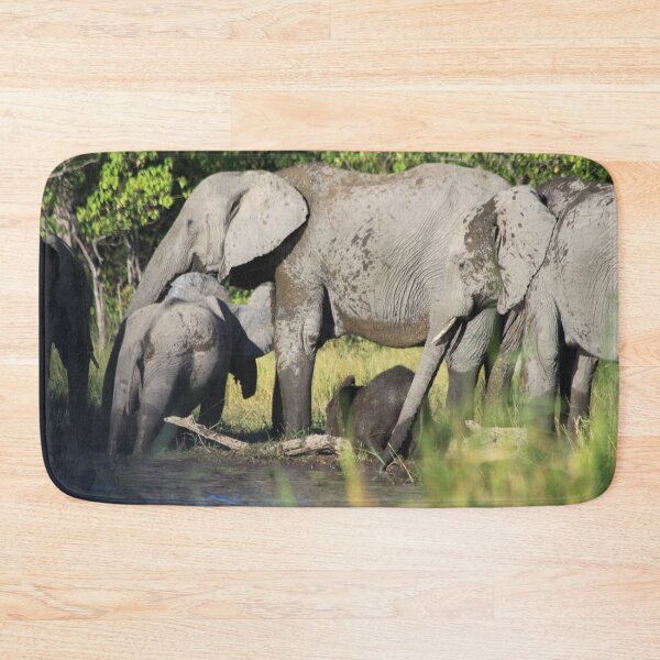 Item preview, Elephant who comes to drink designed and sold by EstelleRossetti.