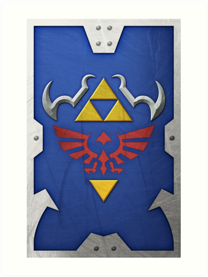 "Zelda Hylian Shield (Ocarina of Time)" Art Prints by Ayax Alarcon