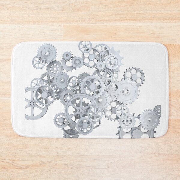 Item preview, 3D White Gears designed and sold by DrakeDuck.