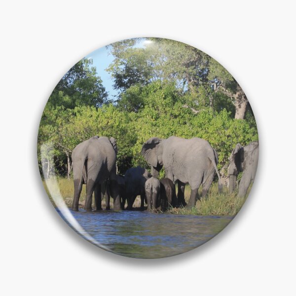 Item preview, Elephant who comes to drink designed and sold by EstelleRossetti.