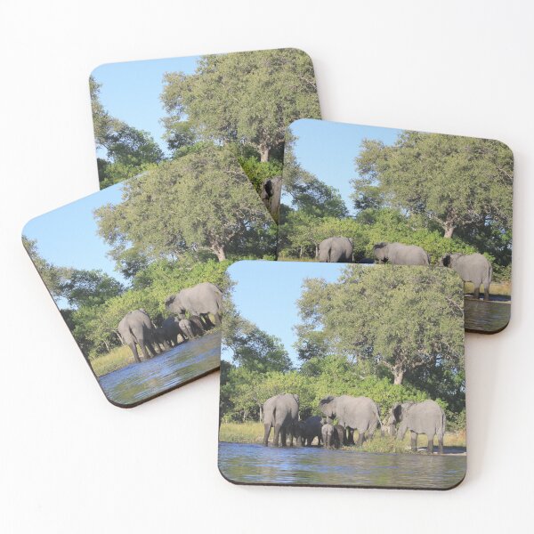 Item preview, Elephant who comes to drink designed and sold by EstelleRossetti.