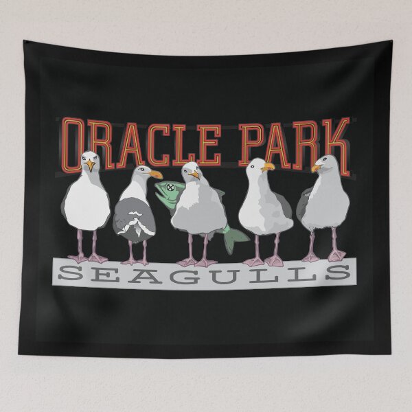 Item preview, San Francisco Seagull (Black) designed and sold by designworksnapa.