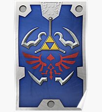 Zelda Hylian Shield (Twilight Princess) Poster