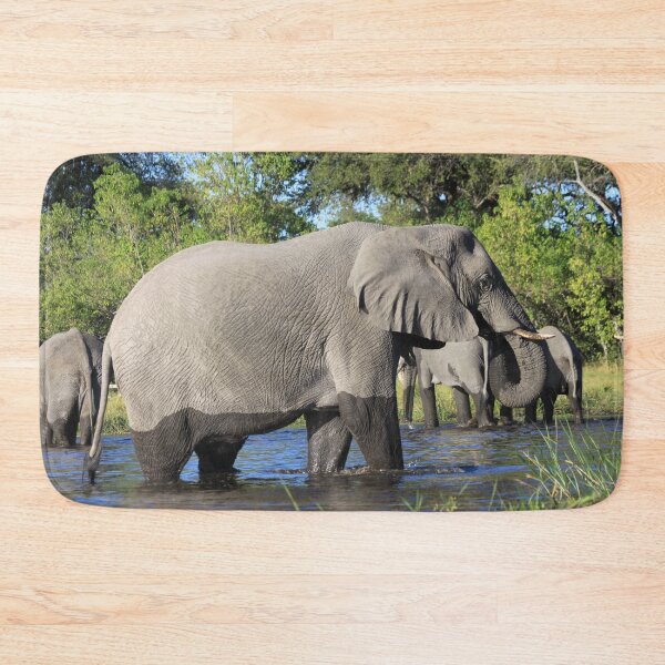 Item preview, Elephant who comes to drink designed and sold by EstelleRossetti.