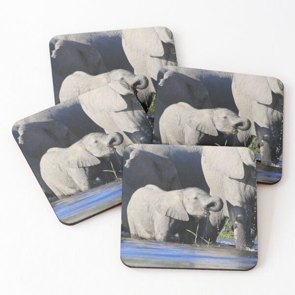 Item preview, Elephant who comes to drink designed and sold by EstelleRossetti.